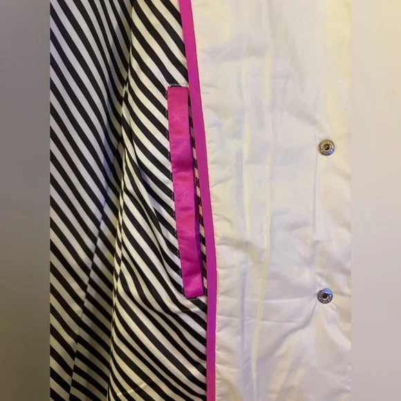 Kate Spade Bow Collar White Quilted Women's Coat Size XL - Picture 5 of 7